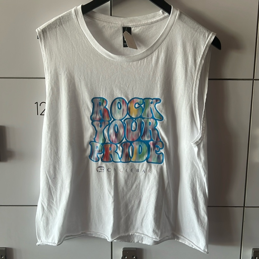 Cyclebar rock your pride tank